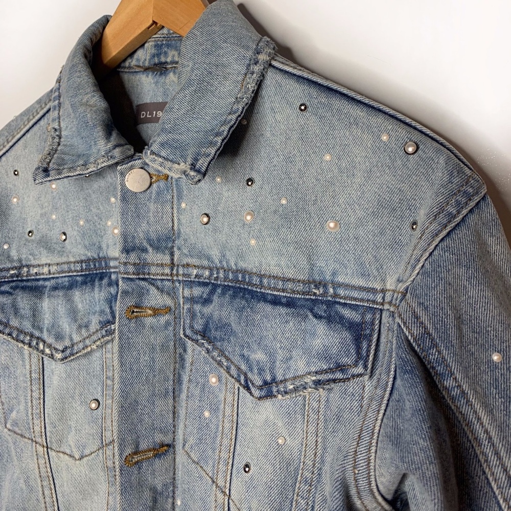 Pearl Detailed Jean Jacket